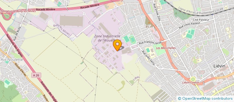 localisation de l'entreprise FUTE SERVICES  LIEVIN