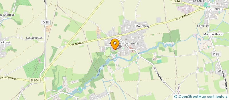 localisation de l'entreprise FUTIA  DARDILLY