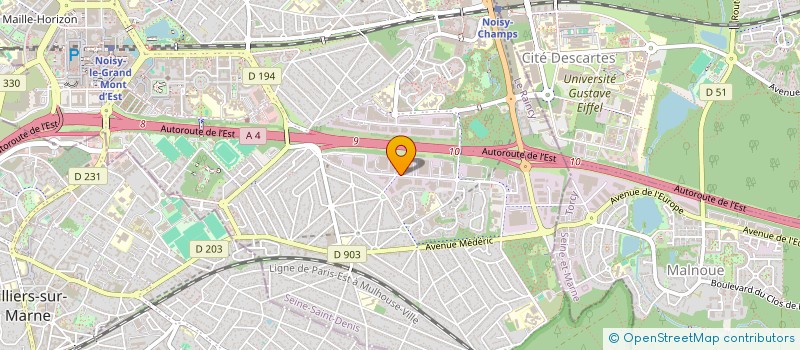 localisation de l'entreprise FUTIMMO à NOISY-LE-GRAND