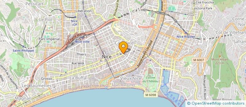 localisation de l'entreprise FUTON NESCI à NICE