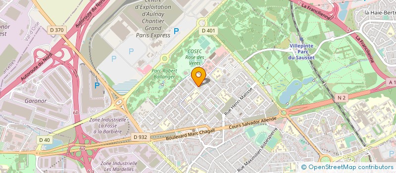 localisation de l'entreprise FUTSAL CLUB BOSPHORE AULNAYSIEN à AULNAY-SOUS-BOIS