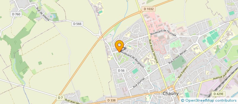 localisation de l'entreprise FUTSAL CLUB CHAUNY à CHAUNY