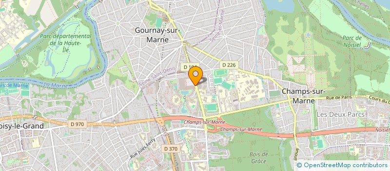 localisation de l'entreprise FUTSAL CLUB DE CHAMPS à CHAMPS-SUR-MARNE
