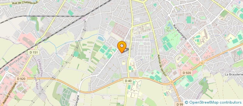 localisation de l'entreprise FUTSAL CLUB DE CHATEAUROUX  CHATEAUROUX