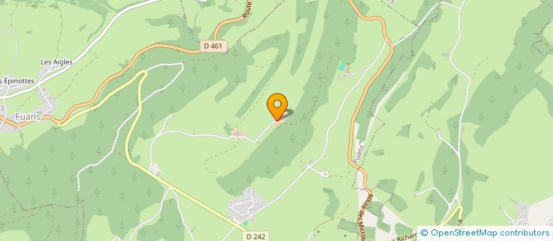 localisation de l'entreprise FUTSAL CLUB DE FUANS  FUANS