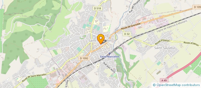 localisation de l'entreprise FUTSAL CLUB SAINT MARCELLIN  SAINT-MARCELLIN