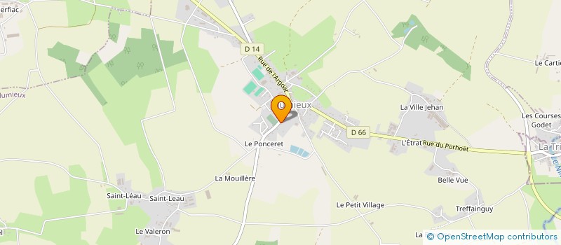 localisation de l'entreprise FUTSAL CLUB TRINQUAMP  PLUMIEUX