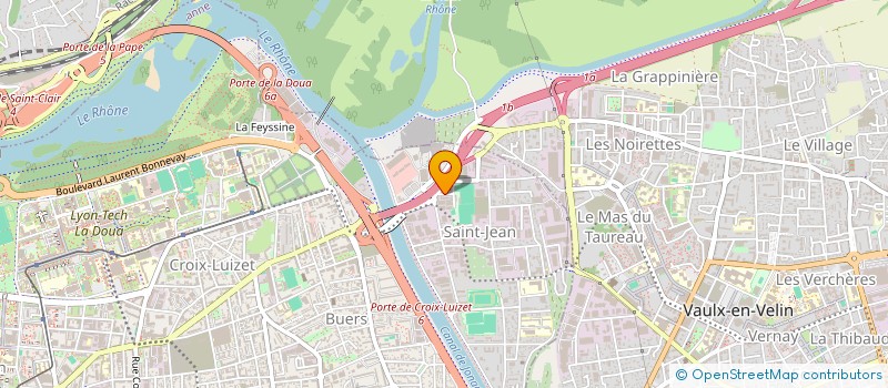 localisation de l'entreprise FUTSAL CONCEPT  VILLEURBANNE