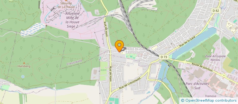 localisation de l'entreprise FUTSAL CREUTZWALD UNITED  CREUTZWALD