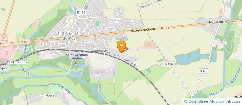 localisation de l'entreprise FUTSAL SAINT-GERMAIN  SAINT-GERMAIN-DU-PUY