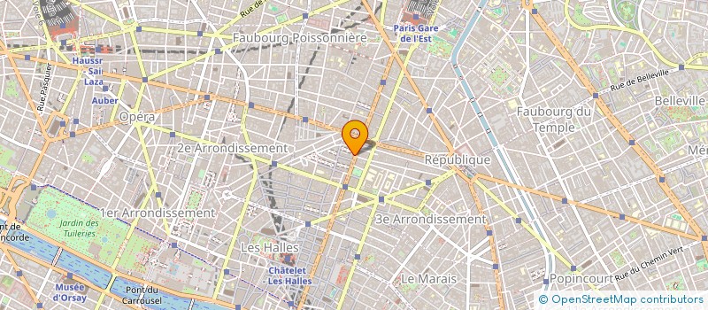 localisation de l'entreprise FUTUR à PARIS
