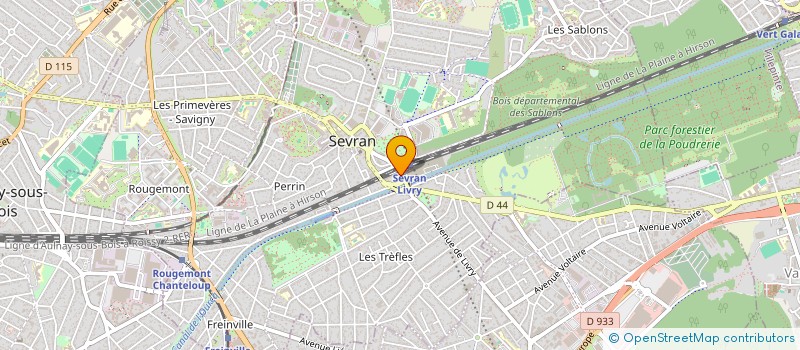 localisation de l'entreprise FUTUR à SEVRAN