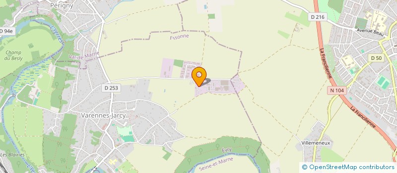 localisation de l'entreprise FUTUR  VARENNES-JARCY