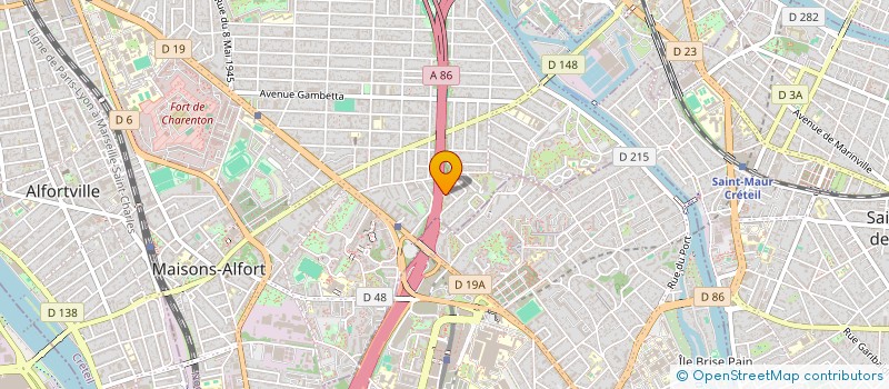 localisation de l'entreprise FUTUR ACOUSTIC  MAISONS-ALFORT