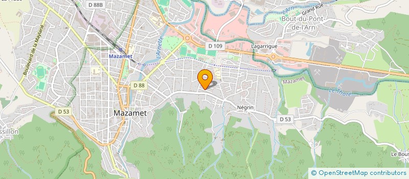 localisation de l'entreprise FUTUR'ACT  MAZAMET