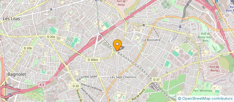localisation de l'entreprise FUTUR ANTENNES M.B.G à ROMAINVILLE