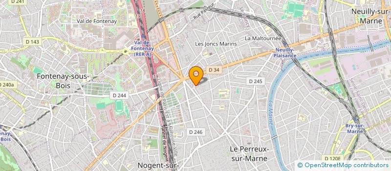 localisation de l'entreprise FUTUR AUTO à LE PERREUX-SUR-MARNE