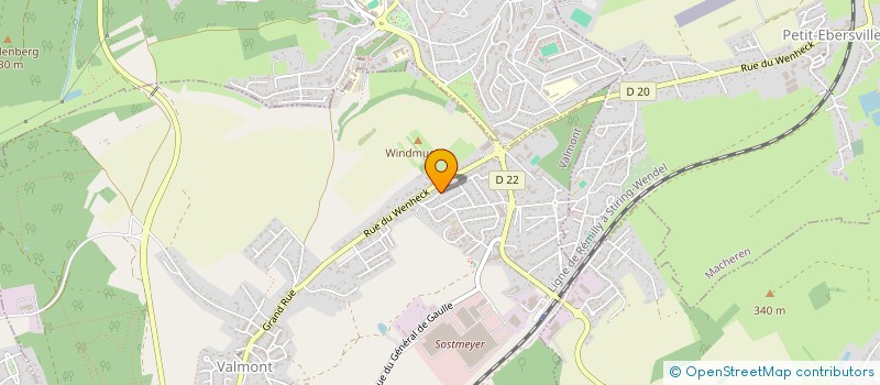 localisation de l'entreprise FUTUR'AUTO  VALMONT