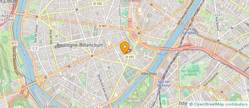 localisation de l'entreprise FUTUR BLEU à BOULOGNE-BILLANCOURT