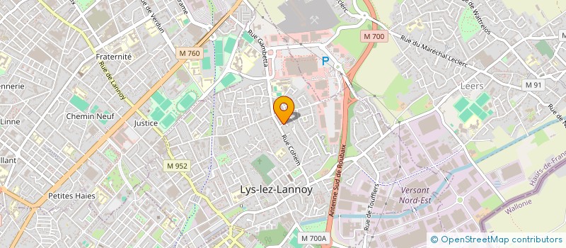 localisation de l'entreprise FUTUR COMPOSE SARL à LYS-LEZ-LANNOY