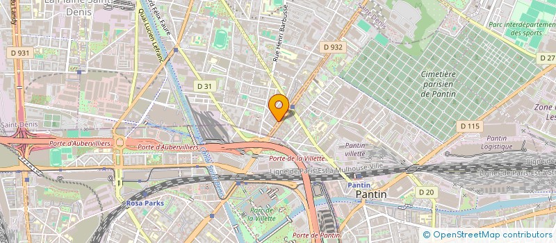 localisation de l'entreprise FUTUR DISCOUNT à AUBERVILLIERS