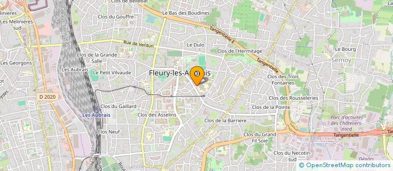 localisation de l'entreprise FUTUR-E-SOLUTIONS à FLEURY-LES-AUBRAIS