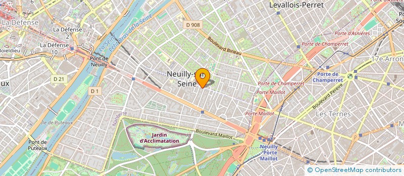 localisation de l'entreprise FUTUR EN HERBE à NEUILLY-SUR-SEINE