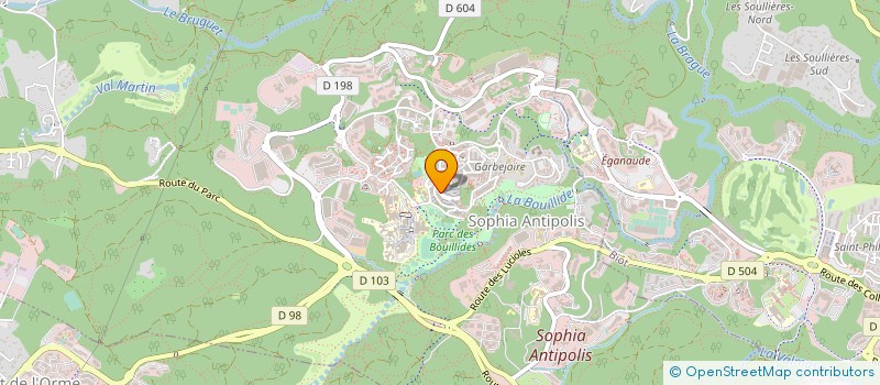 localisation de l'entreprise FUTUR ENERGIE à VALBONNE