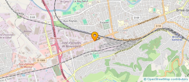 localisation de l'entreprise FUTUR FIT  BRIVE-LA-GAILLARDE