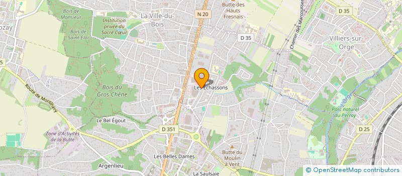 localisation de l'entreprise FUTUR GREEN à LONGPONT-SUR-ORGE