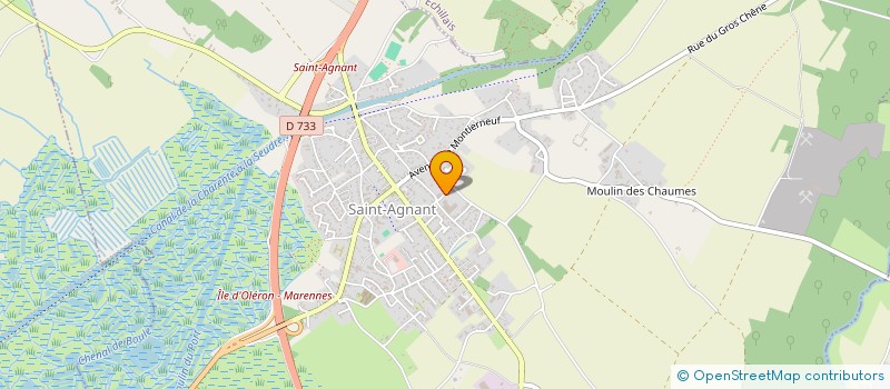 localisation de l'entreprise FUTUR HABITAT  SAINT-AGNANT