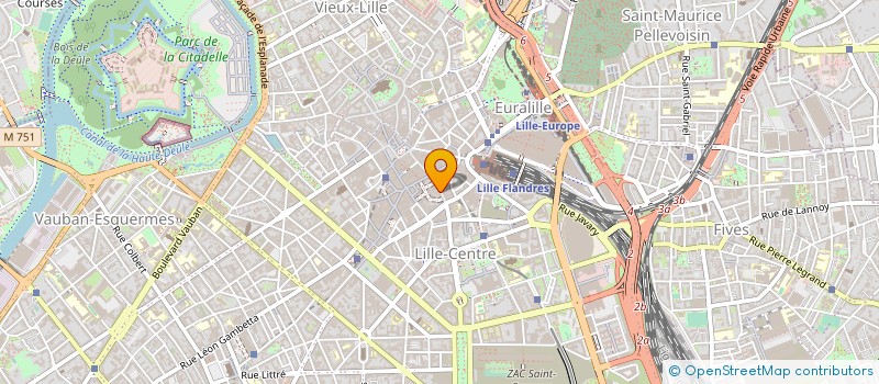 localisation de l'entreprise FUTUR'HAIR à LILLE