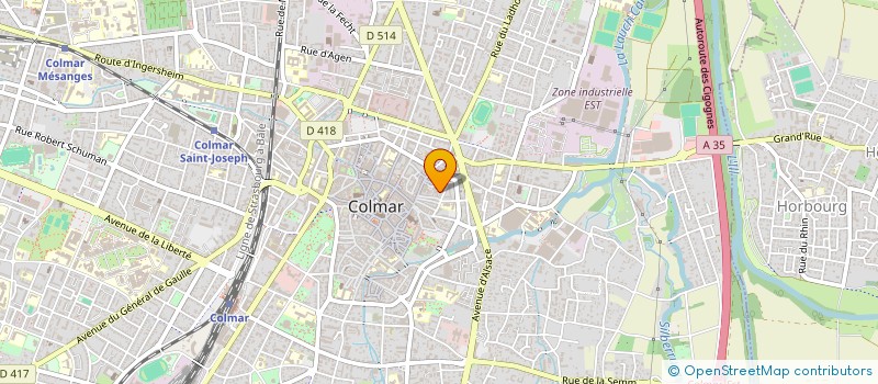 localisation de l'entreprise FUTUR HOME CONSEIL à COLMAR