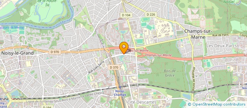 localisation de l'entreprise FUTUR KIDS  CHAMPS-SUR-MARNE