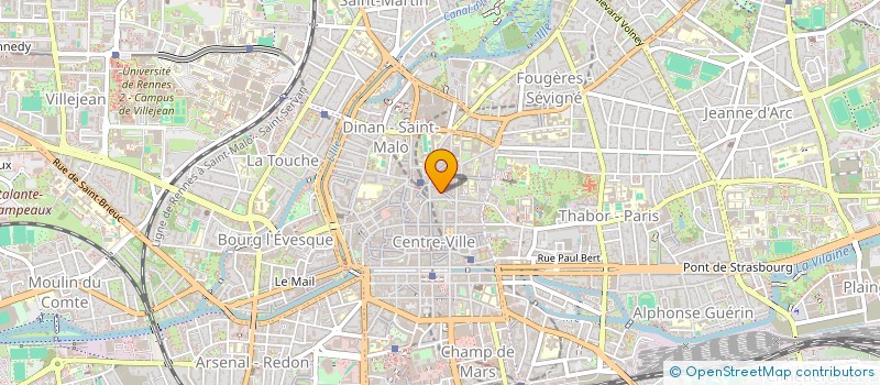 localisation de l'entreprise FUTUR LASER EB HUMANITE  RENNES