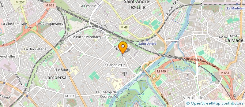 localisation de l'entreprise FUTUR LEM INVEST à LAMBERSART