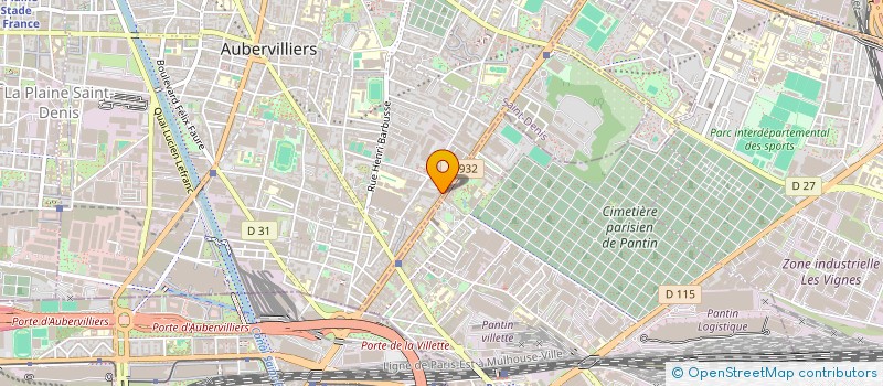 localisation de l'entreprise FUTUR MEUBLE 2015 à AUBERVILLIERS