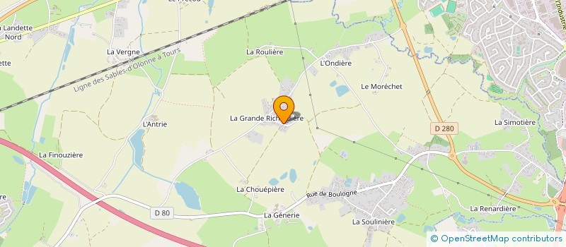 localisation de l'entreprise FUTUR NET à AUBIGNY-LES CLOUZEAUX