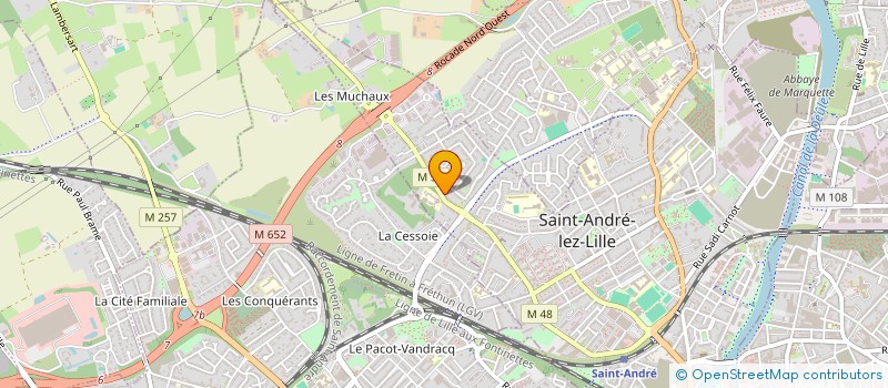 localisation de l'entreprise FUTUR PROCHE  SAINT-ANDRE-LEZ-LILLE