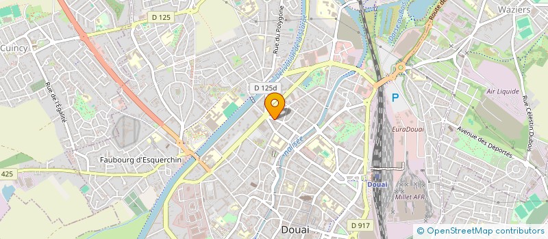 localisation de l'entreprise FUTUR PROCHE EVENEMENT  DOUAI