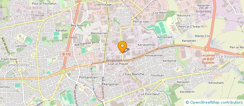 localisation de l'entreprise FUTUR PRODUCTIONS à BREST
