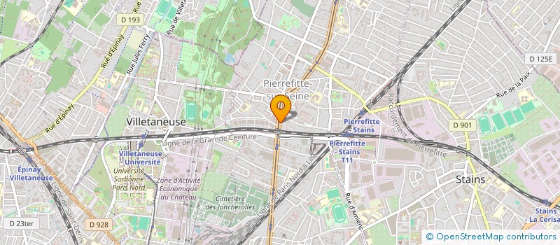 localisation de l'entreprise FUTUR SAT à PIERREFITTE-SUR-SEINE