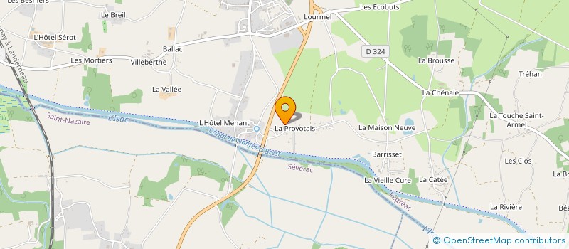 localisation de l'entreprise FUTUR SIMPLE EUROPE  FEGREAC