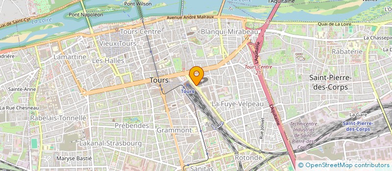 localisation de l'entreprise FUTUR SNACK  TOURS