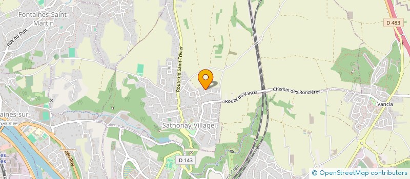 localisation de l'entreprise FUTUR10 CONSEIL  SATHONAY-VILLAGE