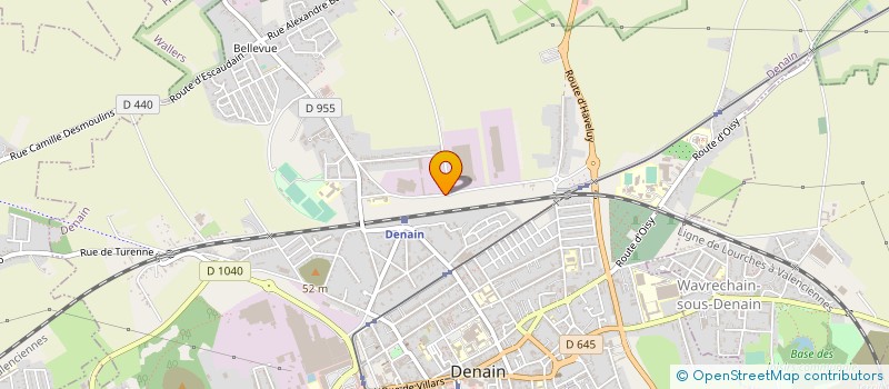localisation de l'entreprise FUTURA 33 à DENAIN