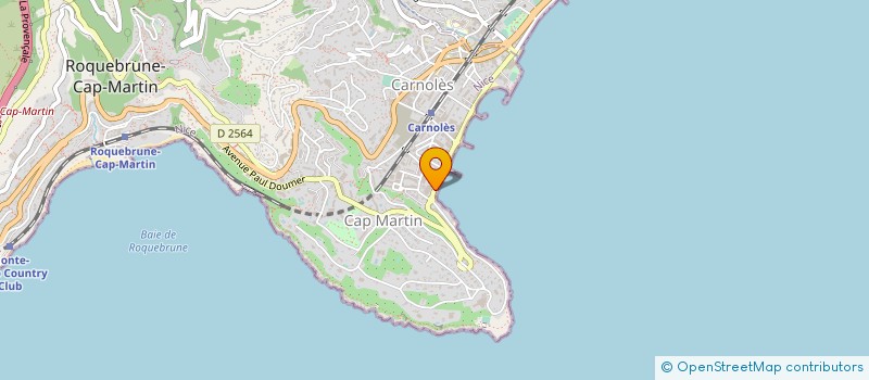 localisation de l'entreprise FUTURA à ROQUEBRUNE-CAP-MARTIN