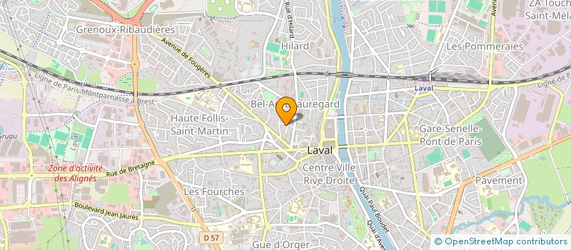 localisation de l'entreprise FUTURA à LAVAL