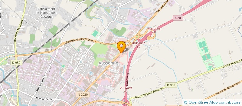 localisation de l'entreprise FUTURA  MONTAUBAN