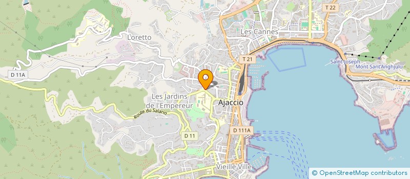 localisation de l'entreprise FUTURA  AJACCIO